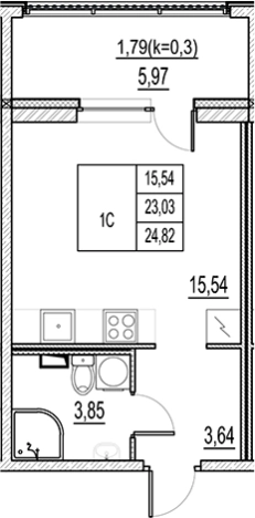 Купить квартиру в новостройках в ЖК Город-спутник Южный в Санкт-Петербурге. Вариант № 6255976, 0, площадь -  квм, цена 4406000 рублей