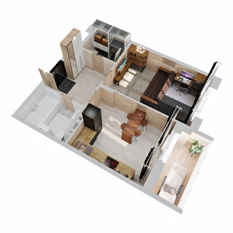 Купить однокомнатную квартиру в Микрорайоне Южный, Ковров в Коврове. Вариант № 146433, 5, площадь -  квм, цена 4525400 рублей