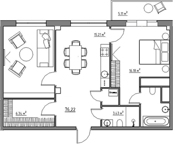 Купить двухкомнатную квартиру в районе Расторгуево в Видном. Вариант № 3569615, 0, площадь -  квм, цена 15895974 рублей