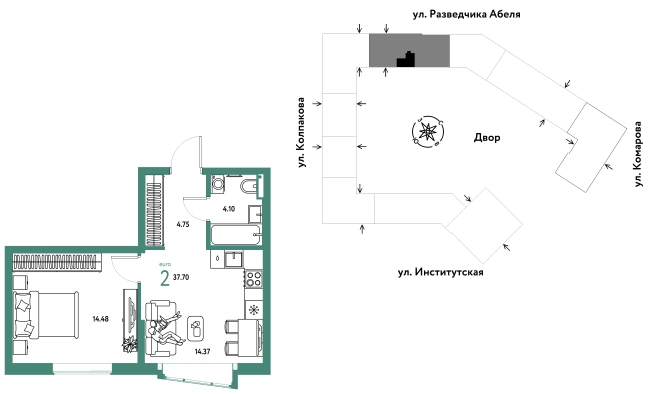 Купить квартиру на вторичке на улице Чехова в Пушкине. Вариант № 10360889, 0, площадь -  квм, цена 16333333 рублей