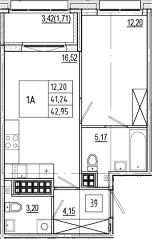 Купить двухкомнатную квартиру в новостройках в ЖК Ranta Residence в Санкт-Петербурге. Вариант № 6052692, 0, площадь -  квм, цена 20186500 рублей