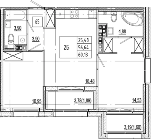 Купить трехкомнатную квартиру в новостройках в ЖК Ranta Residence в Санкт-Петербурге. Вариант № 6052673, 0, площадь -  квм, цена 26156550 рублей