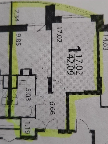 Купить однокомнатную квартиру на вторичке у метро Котельники в Люберцах. Вариант № 35274, 11, площадь -  квм, цена 5300000 рублей