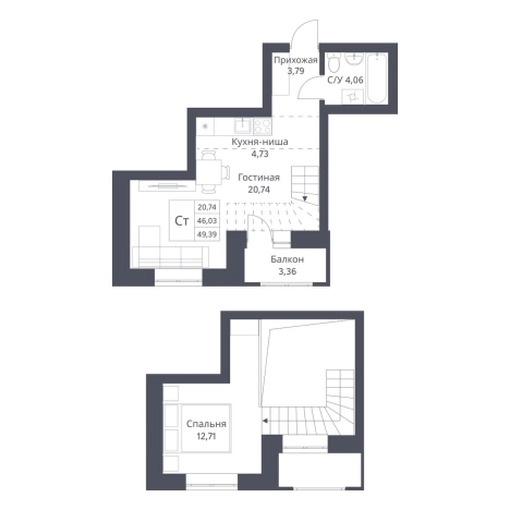 Купить Студию в ЖК ФОРА в Новосибирске. Вариант № 10058132, 0, площадь -  квм, цена 8450000 рублей