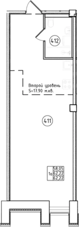 Купить Студию в новостройках на улице Ивана Фомина в Санкт-Петербурге. Вариант № 6230311, 0, площадь -  квм, цена 14734500 рублей