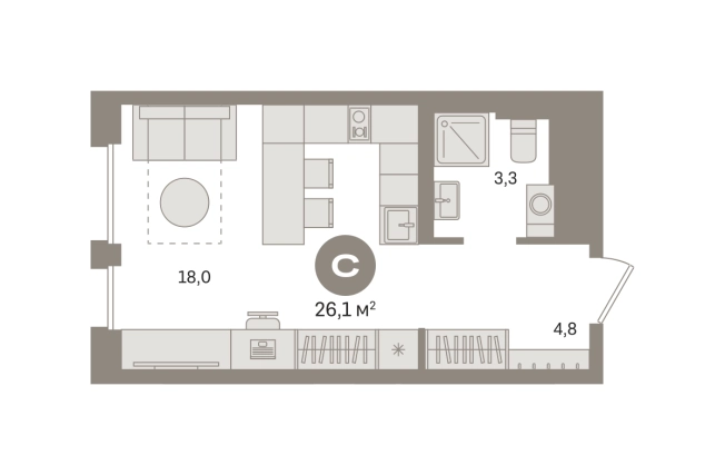 Купить квартиру у метро Домодедовская в Москве. Вариант № 8874669, 0, площадь -  квм, цена 10400000 рублей