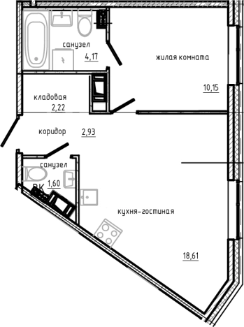 Купить квартиру в ЖК Янила Драйв в Ленинградской области. Вариант № 7837200, 0, площадь -  квм, цена 7558270 рублей