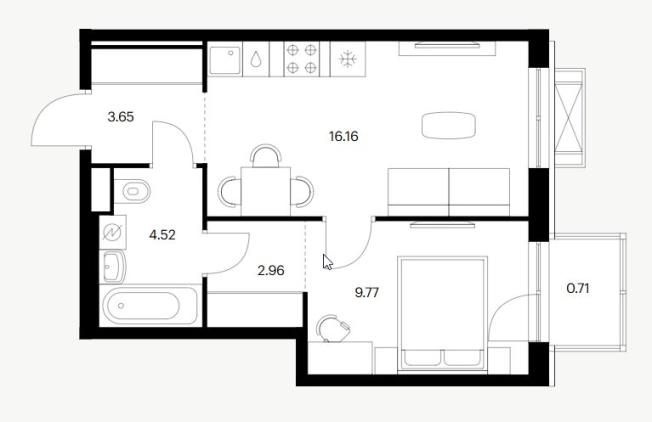 Купить квартиру на улице Шмидта в Улан-Удэ. Вариант № 160674, 0, площадь - квм, цена 7129805 рублей