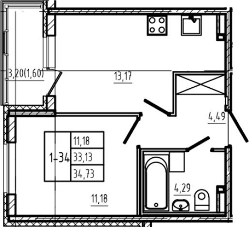 Купить однокомнатную квартиру на вторичке на улице Верная в Сертолове. Вариант № 6963544, 0, площадь -  квм, цена 6772350 рублей