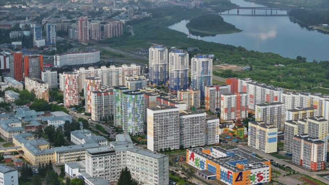 Купить двухкомнатную квартиру на улице Притомский проспект в Кемерове. Вариант № 109828, 3, площадь -  квм, цена 8790000 рублей