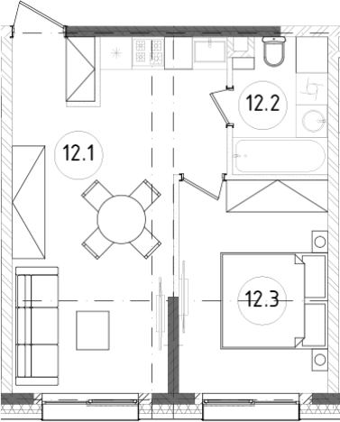 Купить квартиру в ЖК Зорге, 9 в Москве. Вариант № 63102, 0, площадь -  квм, цена 19476960.0000 рублей