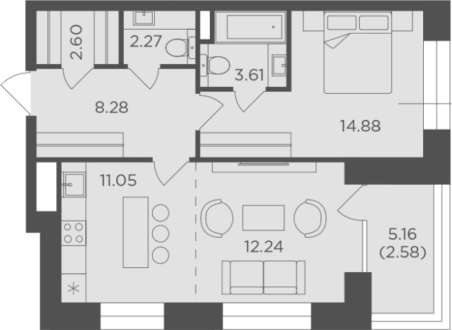 Купить квартиру в новостройках в ЖК FORIVER в Москве. Вариант № 107951, 0, площадь -  квм, цена 35127108 рублей