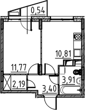 Купить квартиру в ЖК Veren Nort Сертолово в Сертолове. Вариант № 8470322, 0, площадь -  квм, цена 5363078 рублей