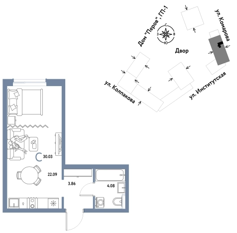 Купить квартиру в ЖК Страна.Парковая в Мытищах. Вариант № 10440511, 0, площадь -  квм, цена 11933333 рублей