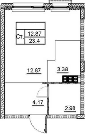 Купить квартиру в новостройках в районе исторический  Мариенбург в Гатчине. Вариант № 6246051, 0, площадь -  квм, цена 2961315 рублей