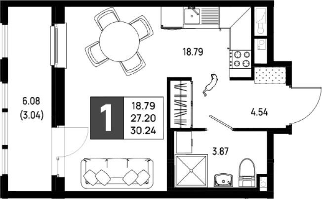 Купить квартиру в ЖК Имена в Ленинградской области. Вариант № 6642045, 0, площадь -  квм, цена 4324320 рублей
