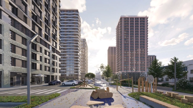 Купить двухкомнатную квартиру в новостройках у метро Полянка в Москве. Вариант № 16438, 3, площадь -  квм, цена 13300000 рублей