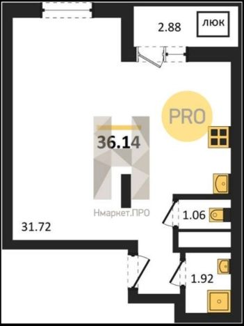 Купить квартиру в новостройках в ЖК Навигатор в Воронеже. Вариант № 3425177, 0, площадь - квм, цена 4972864 рублей