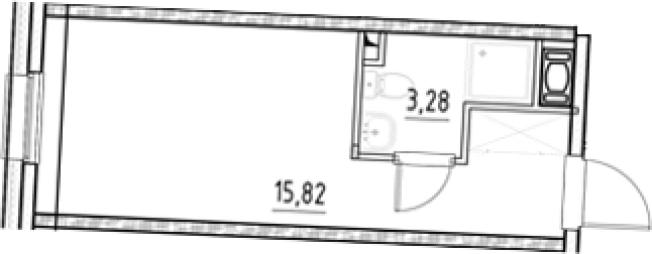 Купить Студию в новостройках в ЖК Nigilist в Санкт-Петербурге. Вариант № 5558569, 0, площадь -  квм, цена 5796946 рублей