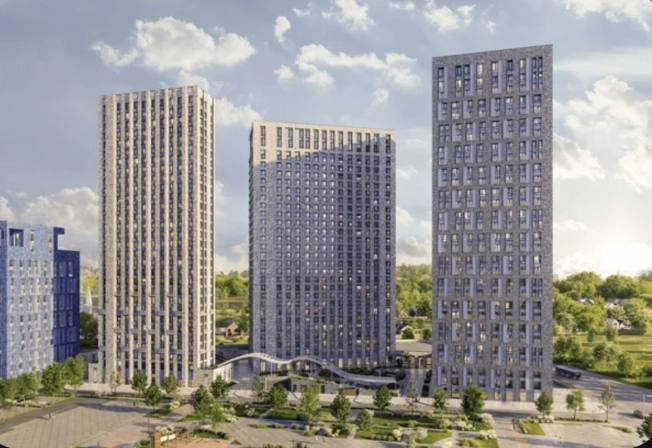 Купить однокомнатную квартиру в новостройках на улице Проектируемый проезд № 6415 в Москве. Вариант № 2072124, 3, площадь - квм, цена 9399000 рублей