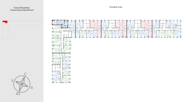 Купить двухкомнатную квартиру в новостройках в Владимирской области. Вариант № 9567353, 1, площадь -  квм, цена 9531600 рублей