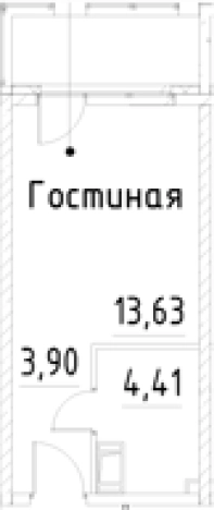 Купить Студию в новостройках на улице проспект Большевиков в Санкт-Петербурге. Вариант № 9327649, 0, площадь -  квм, цена 5019079 рублей