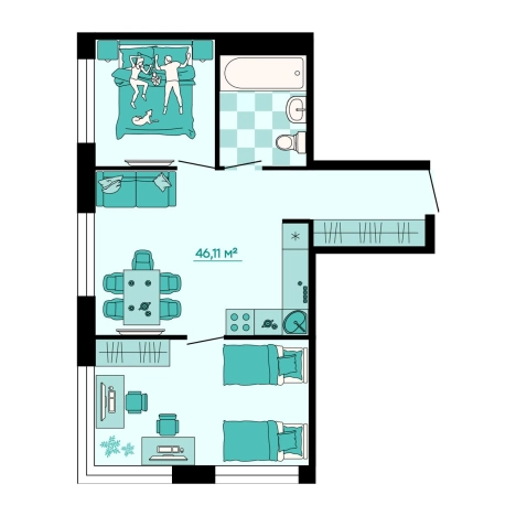 Купить трехкомнатную квартиру в новостройках в Артёме. Вариант № 9919758, 0, площадь -  квм, цена 6455400 рублей