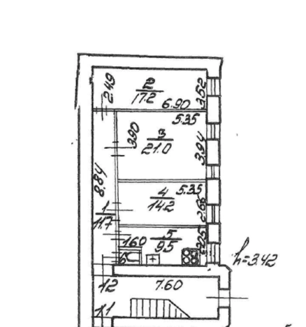 Купить трехкомнатную квартиру у метро Петроградская в Санкт-Петербурге. Вариант № 5857970, 13, площадь -  квм, цена 16500000 рублей