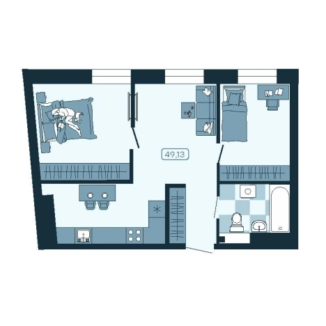 Купить трехкомнатную квартиру в районе Первомайский в Владивостоке. Вариант № 5548095, 0, площадь -  квм, цена 8863052 рублей