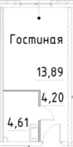 Купить Студию в новостройках на улице проспект Большевиков в Санкт-Петербурге. Вариант № 7596107, 0, площадь -  квм, цена 4946832 рублей