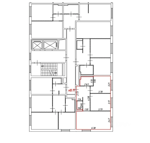 Купить двухкомнатную квартиру на улице Юбилейный проспект в Реутове. Вариант № 8269333, 13, площадь -  квм, цена 13199000 рублей