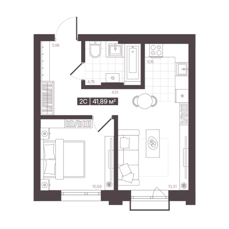 Купить квартиру в новостройках в районе Центральный в Кемерове. Вариант № 170859, 0, площадь -  квм, цена 7169450 рублей