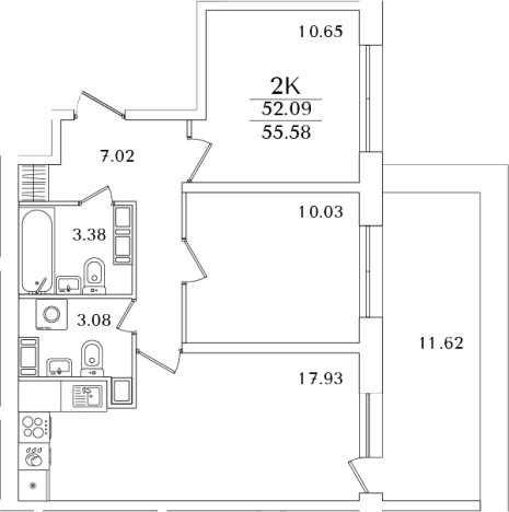 Купить трехкомнатную квартиру в районе Калининский в Санкт-Петербурге. Вариант № 6242518, 0, площадь -  квм, цена 18417140 рублей