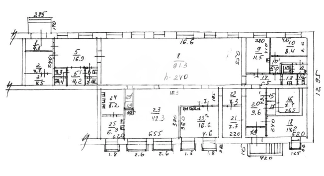 Снять коммерческую недвижимость свободного назначения на улице Зыряновская в Новосибирске. Вариант № 9552235, 11, площадь -  квм, цена 220000 рублей