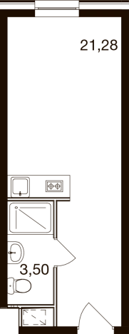 Купить Студию в Одинцове. Вариант № 158612, 0, площадь -  квм, цена 4880400 рублей