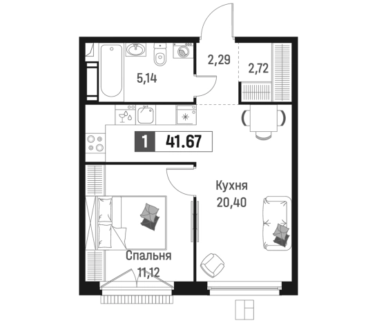Купить двухкомнатную квартиру в новостройках в ЖК Максималист в Мурине. Вариант № 6867931, 0, площадь -  квм, цена 8014813 рублей