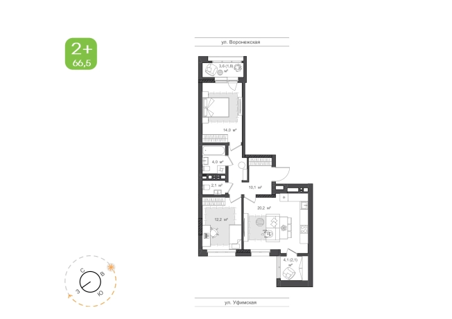 Купить квартиру в ЖК "Вишневый сад" Хабаровск в Хабаровске. Вариант № 3426645, 0, площадь -  квм, цена 12453100 рублей