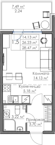 Купить квартиру в новостройках в ЖК Малая Финляндия в Выборге. Вариант № 6868177, 0, площадь -  квм, цена 5500000 рублей