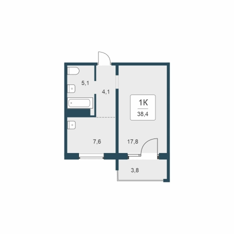 Купить однокомнатную квартиру в ЖК Цветной Бульвар в Новосибирске. Вариант № 9874283, 0, площадь -  квм, цена 5350000 рублей