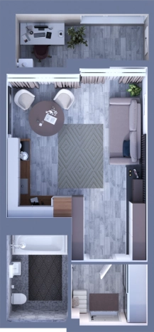 Купить квартиру в новостройках в Республике Татарстан (татарстан). Вариант № 141006, 1, площадь -  квм, цена 5703873 рублей