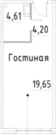 Купить Студию в новостройках на улице проспект Большевиков в Санкт-Петербурге. Вариант № 7596155, 0, площадь -  квм, цена 5844860 рублей