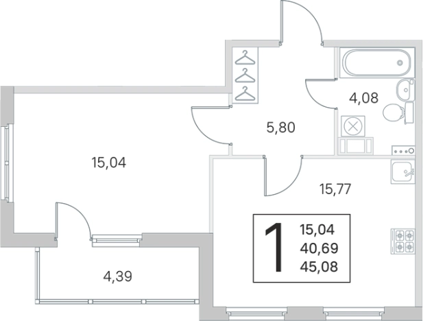 Купить двухкомнатную квартиру в новостройках у метро Проспект Ветеранов в Санкт-Петербурге. Вариант № 6866385, 0, площадь -  квм, цена 9834773 рублей