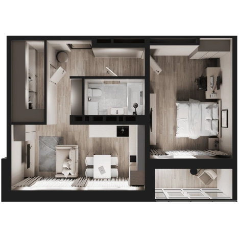 Купить квартиру в новостройках в ЖК Зелёный бульвар 2 в Владивостоке. Вариант № 6059163, 2, площадь -  квм, цена 8600000 рублей