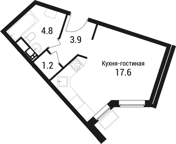 Купить квартиру в ЖК Дом в Малаховке в Московской области. Вариант № 131836, 0, площадь -  квм, цена 5442096 рублей