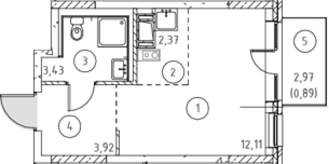 Купить квартиру в новостройках в ЖК Новое Колпино в Санкт-Петербурге. Вариант № 9152152, 0, площадь -  квм, цена 4549703 рублей