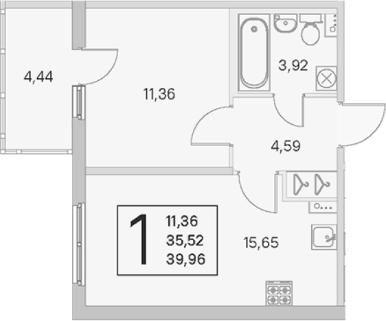 Купить двухкомнатную квартиру в новостройках у метро Проспект Ветеранов в Санкт-Петербурге. Вариант № 6866486, 0, площадь -  квм, цена 8148288 рублей