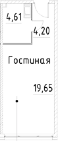 Купить Студию на улице проспект Большевиков в Санкт-Петербурге. Вариант № 7596915, 0, площадь -  квм, цена 5844860 рублей