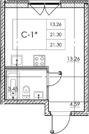 Купить квартиру в ЖК Стороны Света 2 в Ленинградской области. Вариант № 7790535, 0, площадь - квм, цена 3599700 рублей