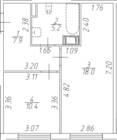 Купить двухкомнатную квартиру в новостройках на улице Варфоломеевская в Санкт-Петербурге. Вариант № 6230216, 0, площадь -  квм, цена 8071750 рублей