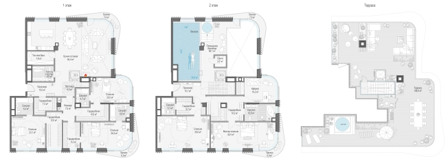 Купить квартиру в районе Якиманка в Москве. Вариант № 168500, 0, площадь - квм, цена 2912880000 рублей